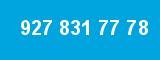 927 831 77 78 927 831 77 78
